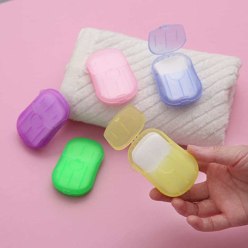 image-Travel Disposable Soap Flakes - Portable Hand Wash