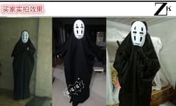 image-Cross-border Spirited Away Cosplay Costume Faceless Male Clothes Cosplay Costume Halloween Costume