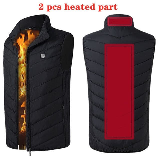 image-9 pieces of heating clothing in winter, smart heating vest, warm clothing, USB rechargeable electric heating vest jacket, a large number of stocks