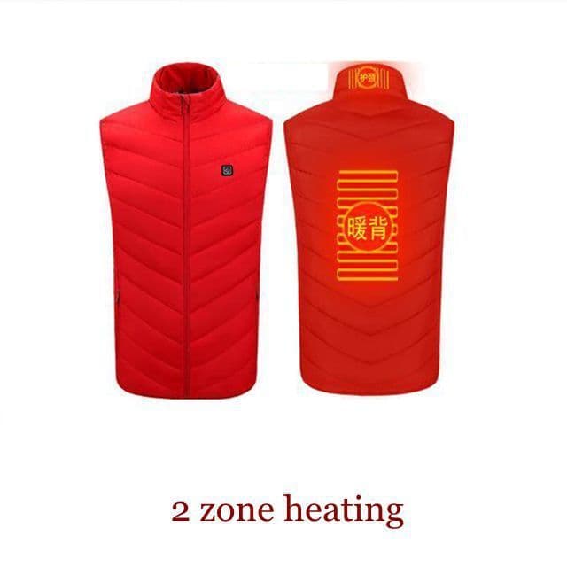 image-9 pieces of heating clothing in winter, smart heating vest, warm clothing, USB rechargeable electric heating vest jacket, a large number of stocks
