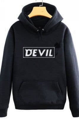 image-Super Junior 10th Anniversary Devil Album Surrounding Super Junior Hooded Hoodie