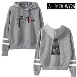 image-Cross-border new stray kids tour surrounding 2D printing simple men's and women's pocketless sleeveless sweater