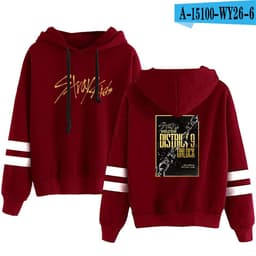 image-Cross-border new stray kids tour surrounding 2D printing simple men's and women's pocketless sleeveless sweater