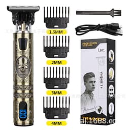 image-Senyuan VIP digital display hair clipper bald artifact LCD electric hair clipper charging oil clip Buddha head dragon and phoenix hair clipper