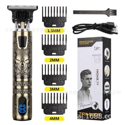 image-Senyuan VIP digital display hair clipper bald artifact LCD electric hair clipper charging oil clip Buddha head dragon and phoenix hair clipper
