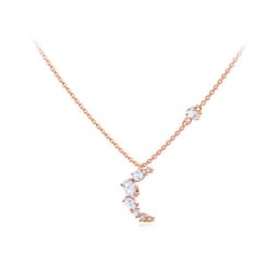 image-Love’s Crash Landing Sun Yezhen Same earrings, exquisite stars and moon, Yoon Shili, a three-wear back-hanging earring