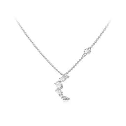 image-Love’s Crash Landing Sun Yezhen Same earrings, exquisite stars and moon, Yoon Shili, a three-wear back-hanging earring