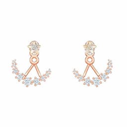 image-Love’s Crash Landing Sun Yezhen Same earrings, exquisite stars and moon, Yoon Shili, a three-wear back-hanging earring