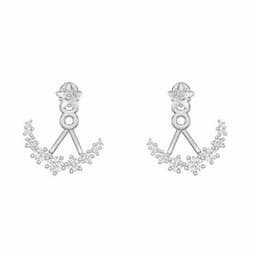 image-Love’s Crash Landing Sun Yezhen Same earrings, exquisite stars and moon, Yoon Shili, a three-wear back-hanging earring