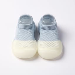 image-Toddler shoes breathable baby summer children's soft-soled non-slip floor hole shoe socks ice silk shoe socks thin mesh shoes
