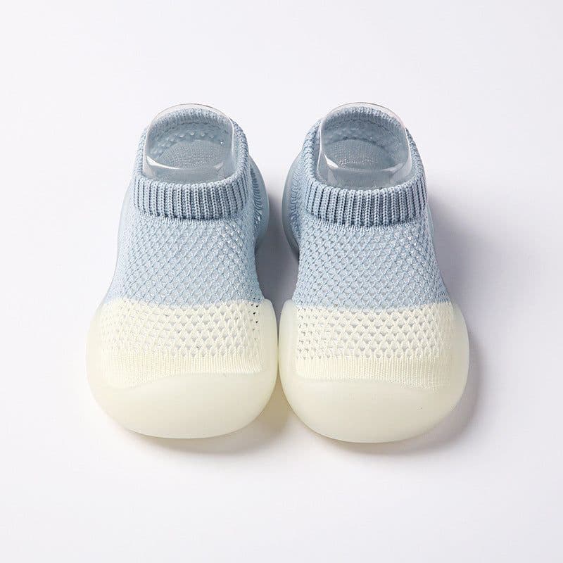 image-Toddler shoes breathable baby summer children's soft-soled non-slip floor hole shoe socks ice silk shoe socks thin mesh shoes