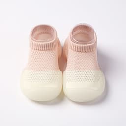 image-Toddler shoes breathable baby summer children's soft-soled non-slip floor hole shoe socks ice silk shoe socks thin mesh shoes
