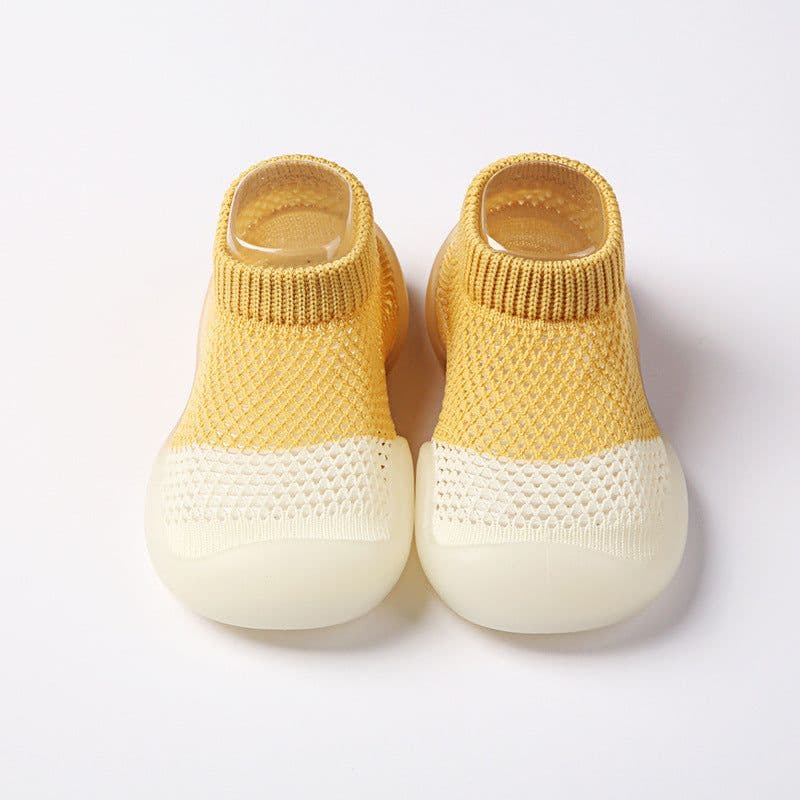 image-Toddler shoes breathable baby summer children's soft-soled non-slip floor hole shoe socks ice silk shoe socks thin mesh shoes