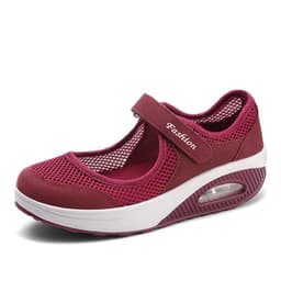 image-2020 cross-border summer new women's shoes mother shoes mesh shoes casual shoes Velcro plus size 42