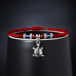 image-Cross-border e-commerce supply creative new blue eyes evil eyes red rope braided bracelet fashion adjustable bracelet wholesale