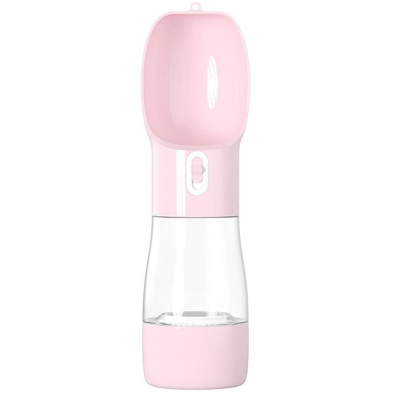 image-Outdoor portable pet accompanying water cup and food cup