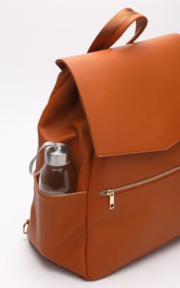 image-New Hot Sale PU Mommy Bag Double Shoulder Multifunctional Large Capacity Maternal and Baby Bag Diaper Bag Free Cooling Bag Cosmetic Bag