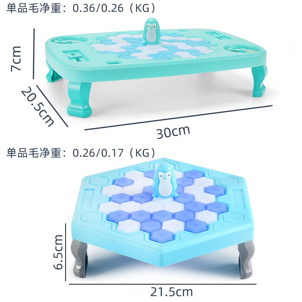 image-Cross-border Children Rescue Penguin Icebreaker Toys Parent-child Interactive Puzzle Multiplayer Board Game Gifts