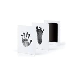 image-No contact with ink baby hand and foot print hand and foot print table