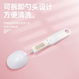 image-Electronic measuring spoon scale Mini electronic scale Small precision spoon weighing food weighing 500g milk powder weighing 0.1g