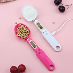 image-Electronic measuring spoon scale Mini electronic scale Small precision spoon weighing food weighing 500g milk powder weighing 0.1g