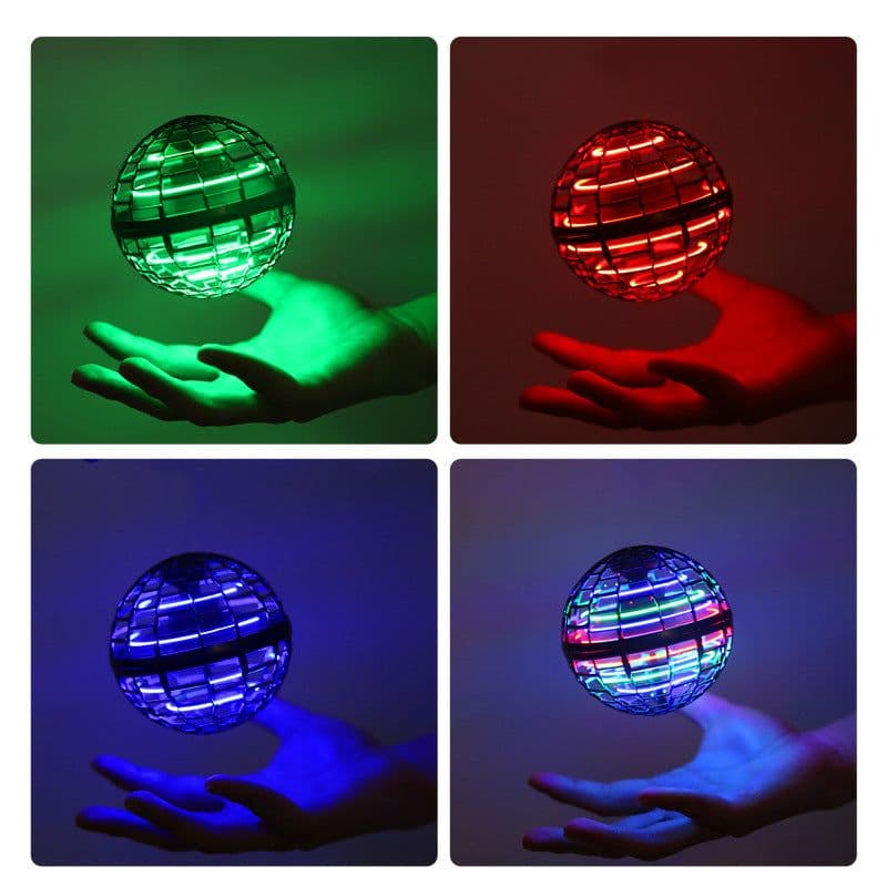 image-Flynova Pro Creative Magic Ball Swivel Decompression Aircraft Fingertip Toy Flying Gyro UFO Cross-border Exclusive Supply
