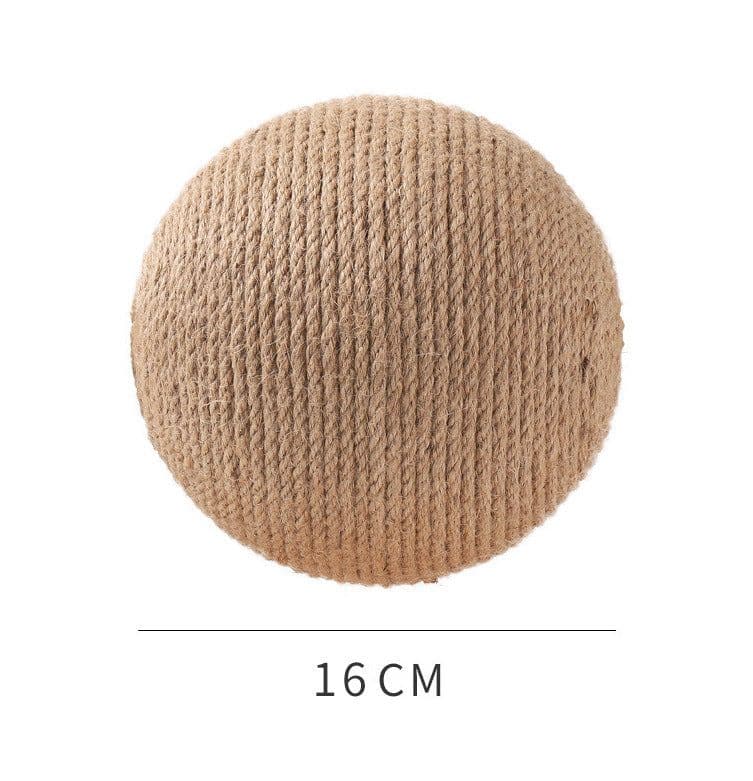 image-Cat scratcher wooden cat scratching ball cat grinding claw hand wrapped sisal rope cat climbing frame cat scratching post scratch resistant cat toy