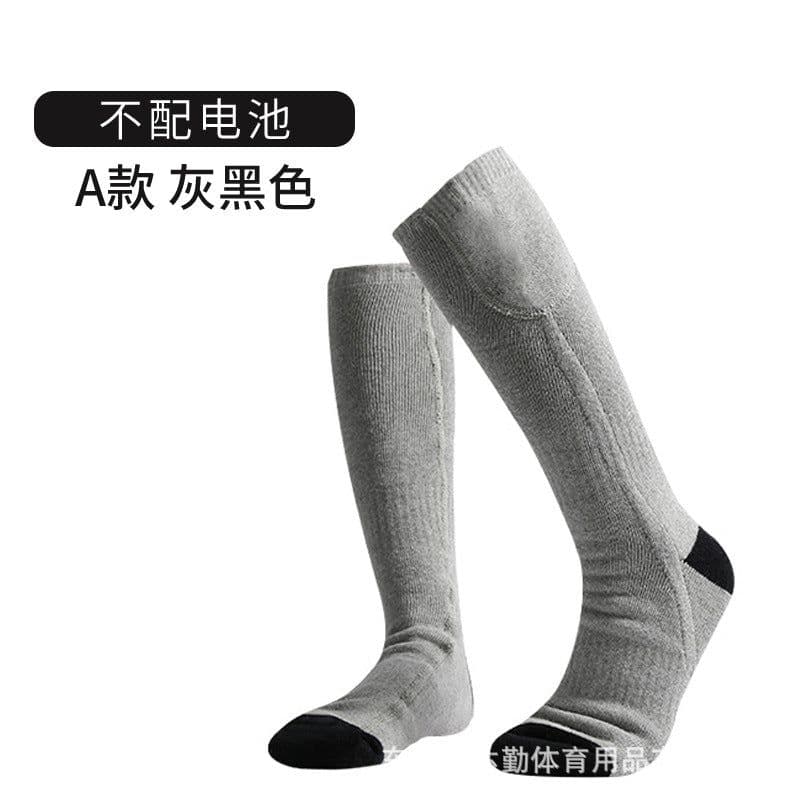 image-Cross-border rechargeable thermal socks heating men and women heating socks with adjustable temperature lithium battery to keep warm electric heating socks