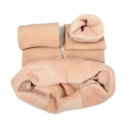 image-180 grams of large size pearl velvet leggings women's autumn and winter stepping on cross-border plus velvet trousers warm all-in-one pants KC0040