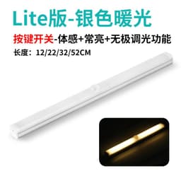 image-Intelligent human body induction led bedside lamp wireless night light long strip charging kitchen cabinet wardrobe light strip light strip