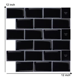 image-New foreign trade mosaic self-adhesive wallpaper, household kitchen waterproof and moisture-proof 3D stickers, bathroom epoxy wall stickers
