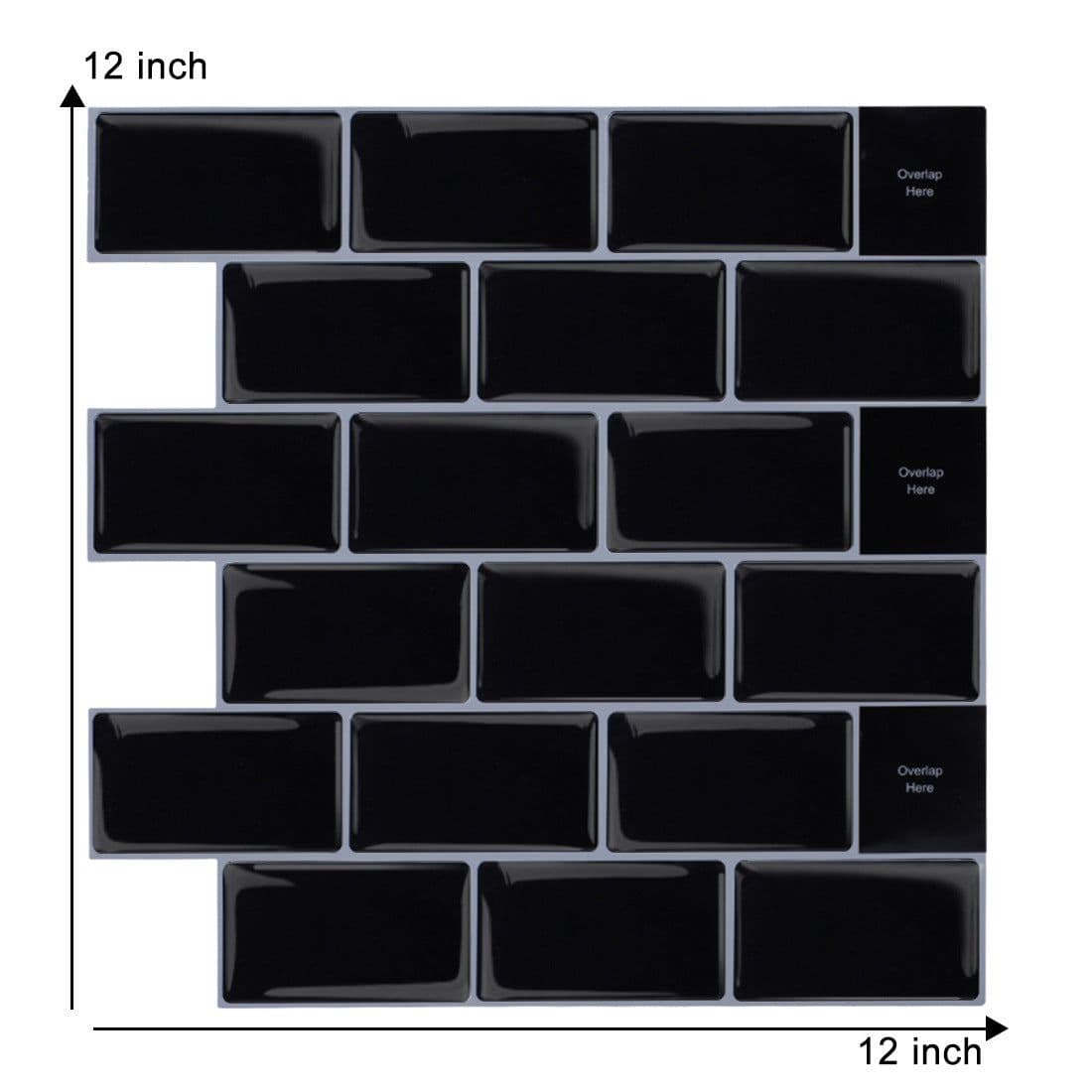image-New foreign trade mosaic self-adhesive wallpaper, household kitchen waterproof and moisture-proof 3D stickers, bathroom epoxy wall stickers