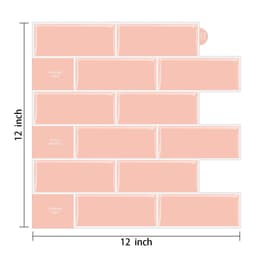 image-New foreign trade mosaic self-adhesive wallpaper, household kitchen waterproof and moisture-proof 3D stickers, bathroom epoxy wall stickers