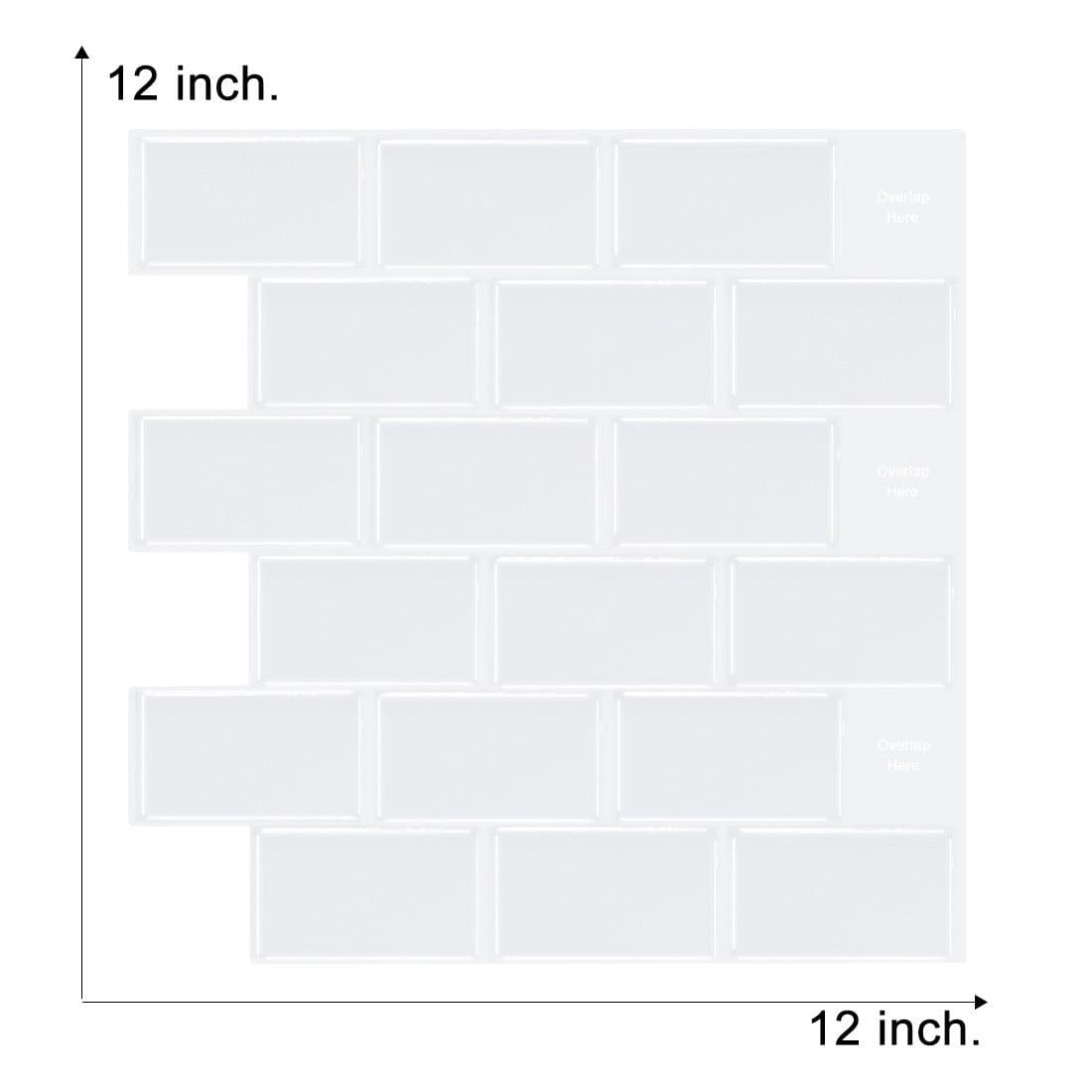 image-New foreign trade mosaic self-adhesive wallpaper, household kitchen waterproof and moisture-proof 3D stickers, bathroom epoxy wall stickers