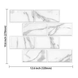 image-New foreign trade mosaic self-adhesive wallpaper, household kitchen waterproof and moisture-proof 3D stickers, bathroom epoxy wall stickers