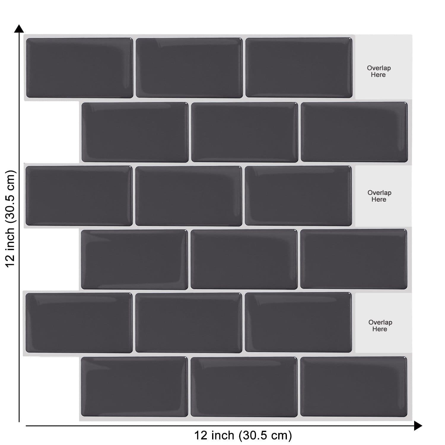 image-New foreign trade mosaic self-adhesive wallpaper, household kitchen waterproof and moisture-proof 3D stickers, bathroom epoxy wall stickers