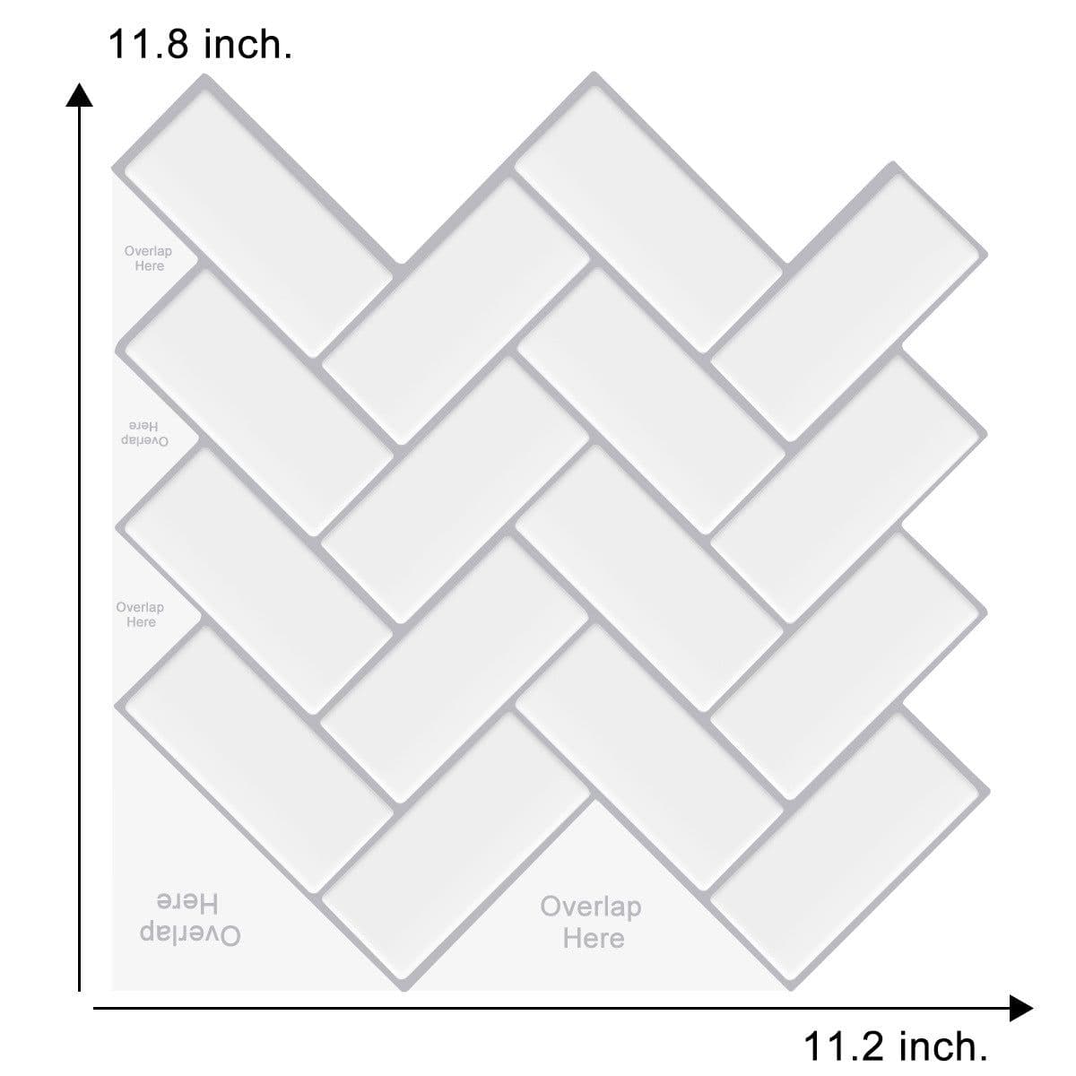 image-New foreign trade mosaic self-adhesive wallpaper, household kitchen waterproof and moisture-proof 3D stickers, bathroom epoxy wall stickers