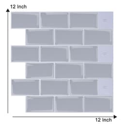 image-New foreign trade mosaic self-adhesive wallpaper, household kitchen waterproof and moisture-proof 3D stickers, bathroom epoxy wall stickers