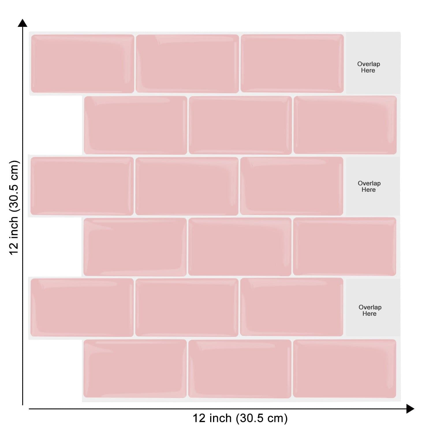 image-New foreign trade mosaic self-adhesive wallpaper, household kitchen waterproof and moisture-proof 3D stickers, bathroom epoxy wall stickers