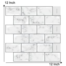 image-New foreign trade mosaic self-adhesive wallpaper, household kitchen waterproof and moisture-proof 3D stickers, bathroom epoxy wall stickers