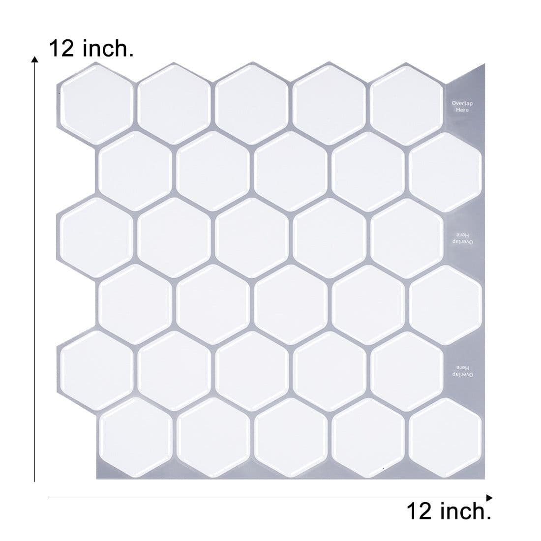 image-New foreign trade mosaic self-adhesive wallpaper, household kitchen waterproof and moisture-proof 3D stickers, bathroom epoxy wall stickers