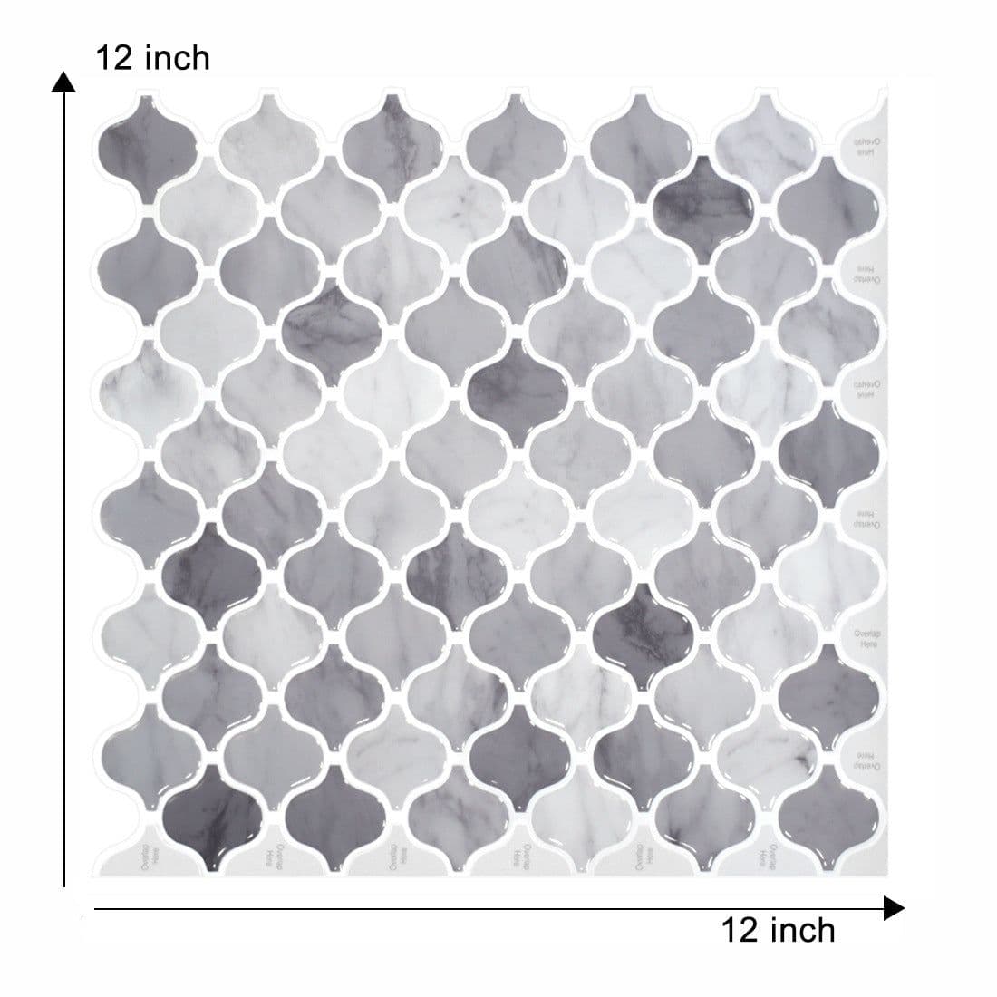 image-New foreign trade mosaic self-adhesive wallpaper, household kitchen waterproof and moisture-proof 3D stickers, bathroom epoxy wall stickers