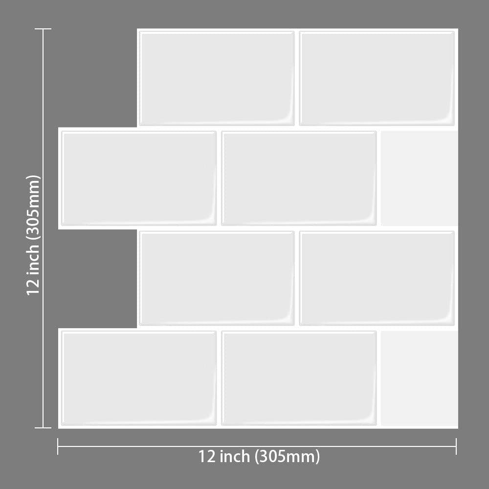 image-New foreign trade mosaic self-adhesive wallpaper, household kitchen waterproof and moisture-proof 3D stickers, bathroom epoxy wall stickers