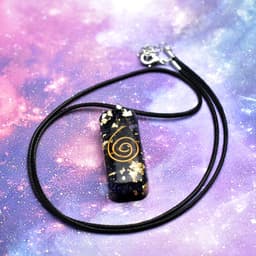 image-Amazon Same Paragraph Ogan Pendant Orgonite Natural Crystal Epoxy Pendant Blue Sandstone Pendant