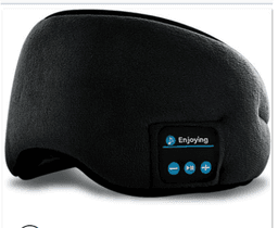 image-2019 manufacturers new wireless Bluetooth v5.0 headset call music sleep artifact breathable sleep eye mask headphone