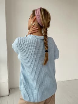 image-AliExpress jacket 2021 new Amazon plus size sweater loose candy color round neck sweater women's foreign trade