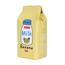 image-2020 summer new printed fruit pu small shoulder bag girl cute cute cartoon strawberry banana milk shoulder bag