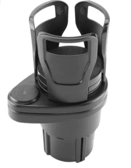 image-Multifunctional car water cup holder carbon fiber modified cup holder modified ashtray seat car beverage holder cup holder