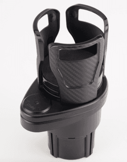 image-Multifunctional car water cup holder carbon fiber modified cup holder modified ashtray seat car beverage holder cup holder