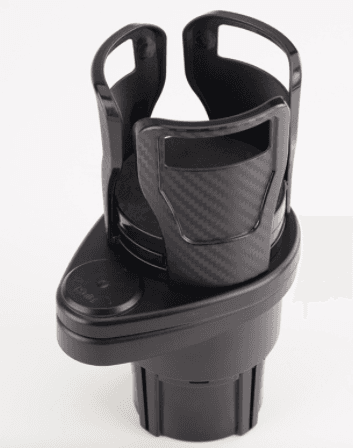 image-Multifunctional car water cup holder carbon fiber modified cup holder modified ashtray seat car beverage holder cup holder